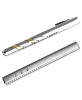 Kenneth Cole Reaction Tie Clip, All Tied Up Polished Silver   Mens