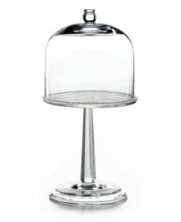 Martha Stewart Collection Serveware, Fluted Cake Stand with Glass Dome