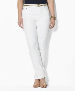 Lauren by Ralph Lauren Plus Size Jeans, Tanya White Wash