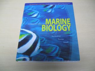 Introduction to Marine Biology 3rd Edition Third George Karleskint