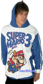 COOL SUPER MARIO BROS. 3 NINTENDO Adult hoodie hoody hooded