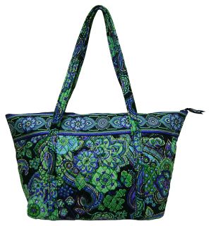 Vera Bradley Blue Rhapsody Floral Miller Handbag Tote Purse Carry on