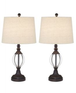 Kathy Ireland by Pacific Coast Table Lamps, New England Village Set of