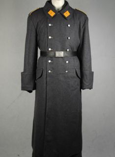 WW2 German Luftwaffe M40 Bluegrey Wool Greatcoat L