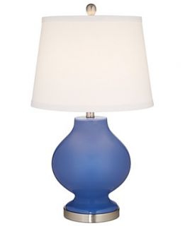 Pacific Coast Table Lamp, Blue Bell Glass