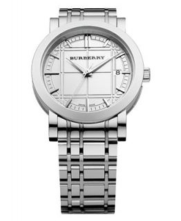 Burberry Watch, Mens Swiss Stainless Steel Bracelet 36mm BU1350