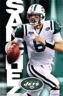 Mark Sanchez Roll Out New York Jets NFL 2010 Poster