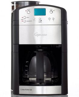 Capresso 464 Coffee Maker, CoffeeTEAM GS 10 Cup Conical Burr Grinder