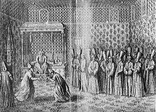 french ambassador marquis de bonnac being received by sultan ahmed iii