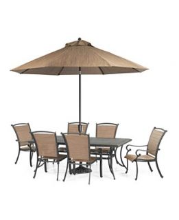 Furniture, 7 Piece Set (84 x 42 Dining Table and 6 Dining Chairs
