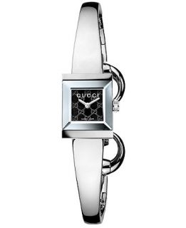 Gucci Watch, Womens Swiss G Frame Mens Stainless Steel Bangle