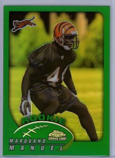 Marquand Manuel Bengals 2002 Topps Chrome Rookie RC