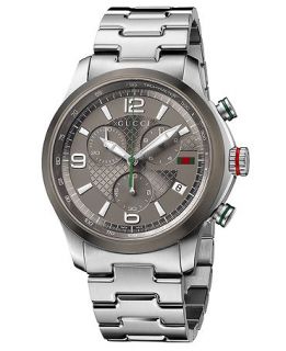 Gucci Watch, Mens Swiss Chronograph G Timeless Stainless Steel