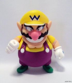 Super Mario Bros 5 Wario Poseable Mario Party Action Figure Toy
