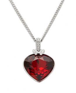 Swarovski Necklace, Oceanic Red Crystal Pendant   Fashion Jewelry