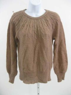 Marisa Christina Brown Crewneck Long Sleeve Sweater S
