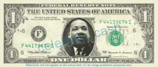Martin Luther King Jr Dollar Bill Mint