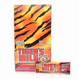 Tigers Milk Nutrition Bars Protein Rich 24 Ea