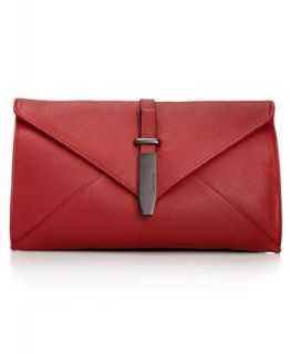 Calvin Klein Handbag, Cutting Edge Leather Clutch