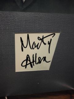 Marty Allen Autograph Classic Comedian Display Signed Signature COA
