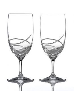 Waterford Iced Beverage Glasses, Set of 2 Ballet Ribbon Essence