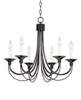 Pacific Coast Chandelier, Twisted Rope   Lighting & Lamps   for the
