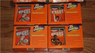 Lot of 6 Wheaties 75 Years of Champions Ruth New