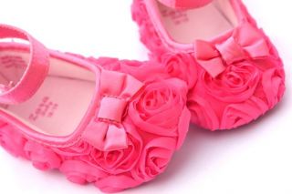 Hot Pink Mary Jane Toddler Baby Girl Shoes Size 2 3 4