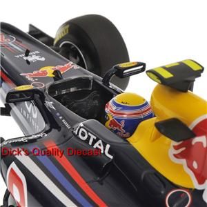 Mark Webbers Red Bull Racing Renault 2011 Showcar by Minichamps