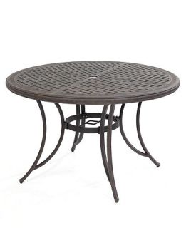 Aluminum Patio Furniture, 48 Round Outdoor Dining Table   furniture