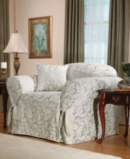 Sure Fit Slipcovers, Scroll Wing Chair Cover   Slipcovers   for the