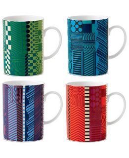 Royal Doulton Dinnerware, Set of 4 Paolozzi Accent Mugs   Casual