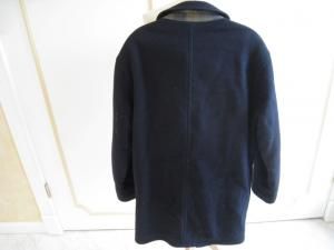 Massimo Farino Navy Cashmere Wool Jacket Sz 36 WOW