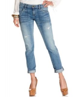 GUESS Jeans, Skinny Light Wash Zipper   Womens Jeans