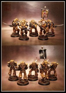 Master Class Painted Blood Angels Lamenters Army