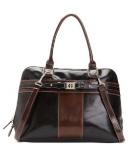 Giani Bernini Handbag, Collection Croco Double Zip Satchel