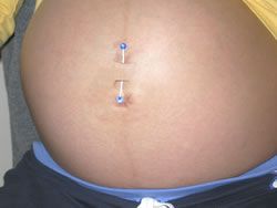 Perfect for Pregnancy Pregnant Belly Button Ring