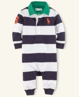 Ralph Lauren Baby Coverall, Baby Boys Colorblocked Coverall   Kids