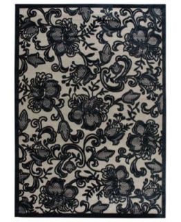 Nourison Area Rug, East Hampton Bruges Grey 53 x 75   Rugs   