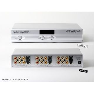 Composite Video s Video and Analog Audio Matrix Switcher