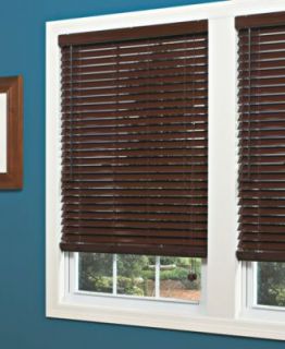 Home Basics Window Treatments, 2 Faux Wood Blinds  