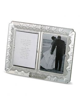 Waterford Wedding Announcement Frame Double Frame, 4 x 6