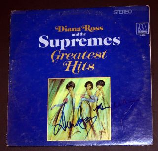 The Supremes Signed Autographed Album Diana Ross Mary Wilson