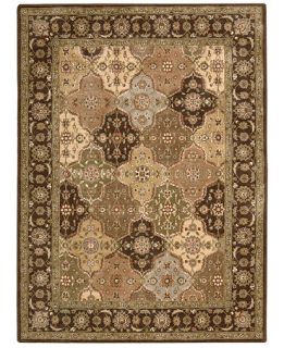 Nourison Round Area Rug, Somerset Collection ST63 Panel Multi 56