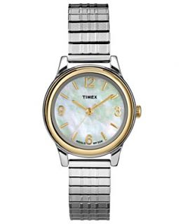 Timex Watch, Womens Stainless Steel Expansion Bracelet 27mm T2N842UM