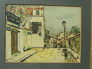 Maurice Utrillo 1922 Lithograph Signed 31771