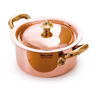 Mauviel Cookware Mheritage 150B Copper Stainless Mini Cocotte