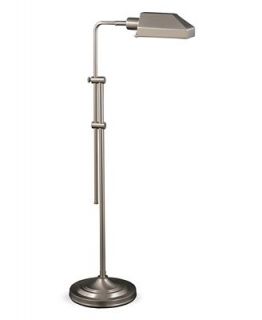 Lighting Enterprises Floor Lamp, Phar Satin Nickel