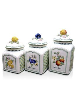 Villeroy & Boch Canisters, Set of 3 French Garden   Casual Dinnerware
