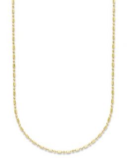 Giani Bernini 24k Gold Over Sterling Silver Necklace, 20 Dot Dash